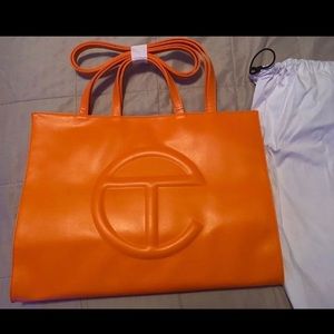 Telfar big Orange bag